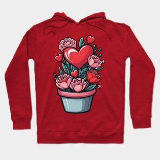 flower pot of love Hoodie